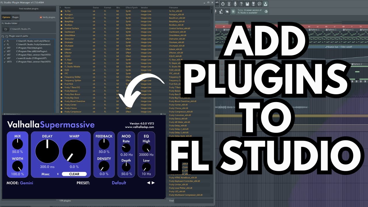 How to Add 3rd Party Plugins to FL Studio - Full Tutorial