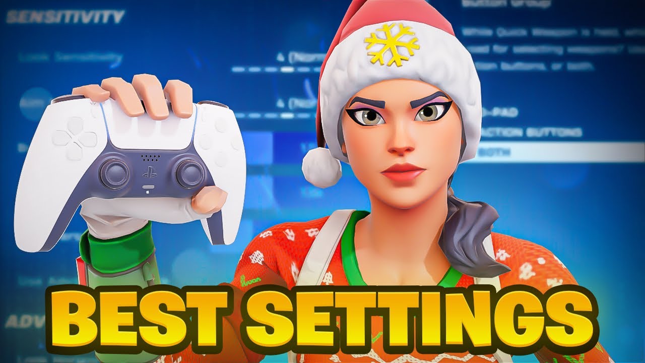 *НОВЫЕ* лучшие настройки контроллера + чувствительность для Fortnite 4-го сезона! (PS4/PS5/XBOX/PC)