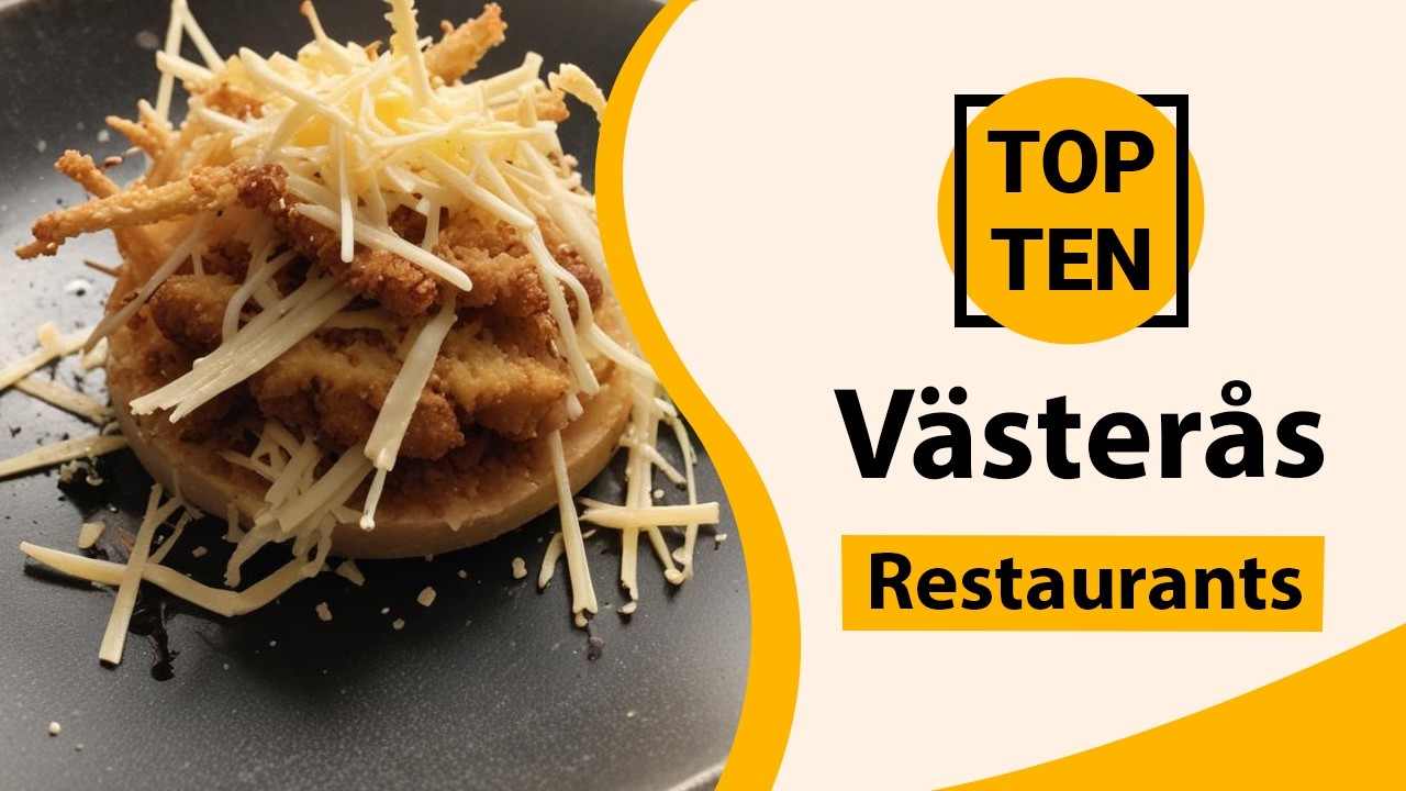 Top 10 Best Restaurants in Västerås | Västerås Best Restaurants | Västerås Food | Sweden