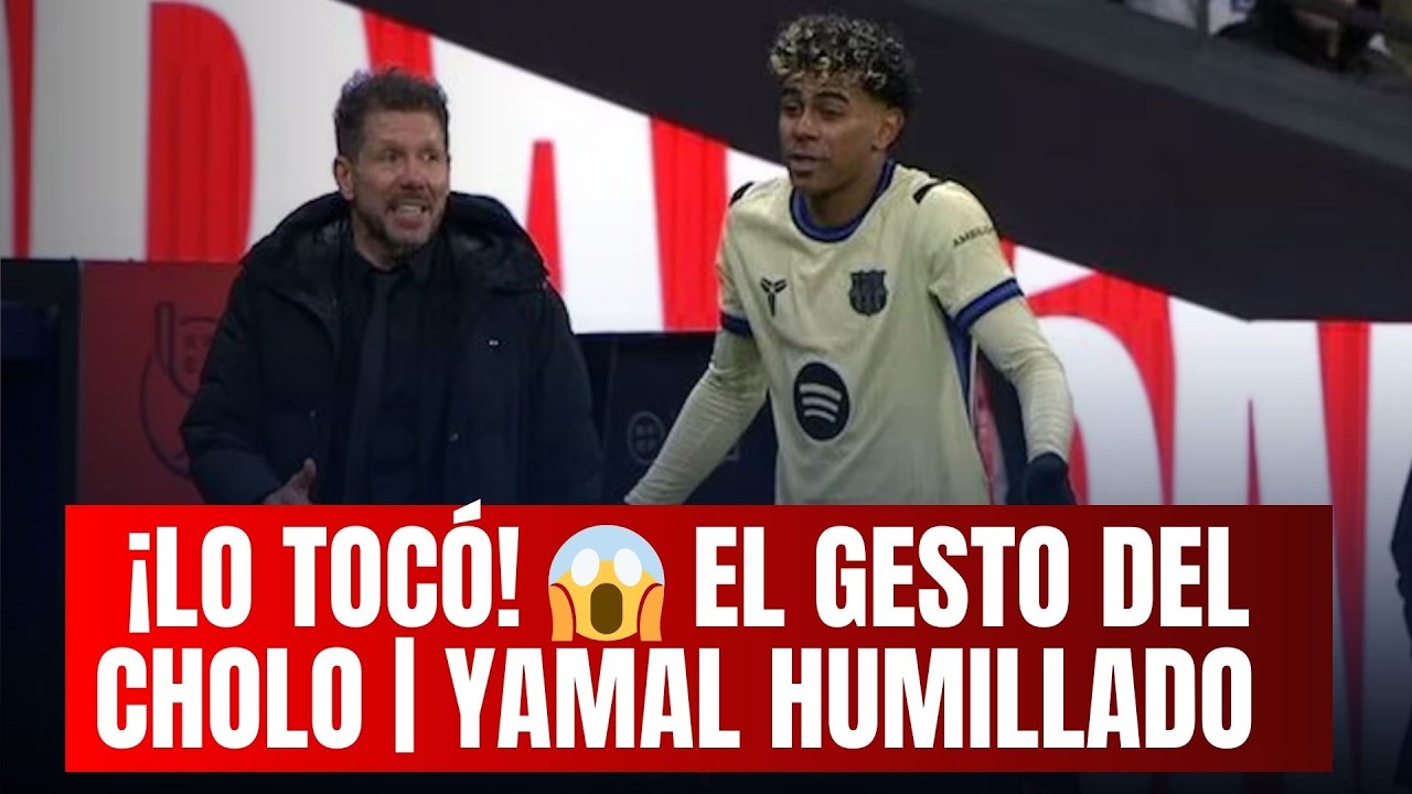 🔵RESPETO? 🚨 El polémico gesto del Cholo a Lamine Yamal tras el 4-0 | Copa del Rey 2026