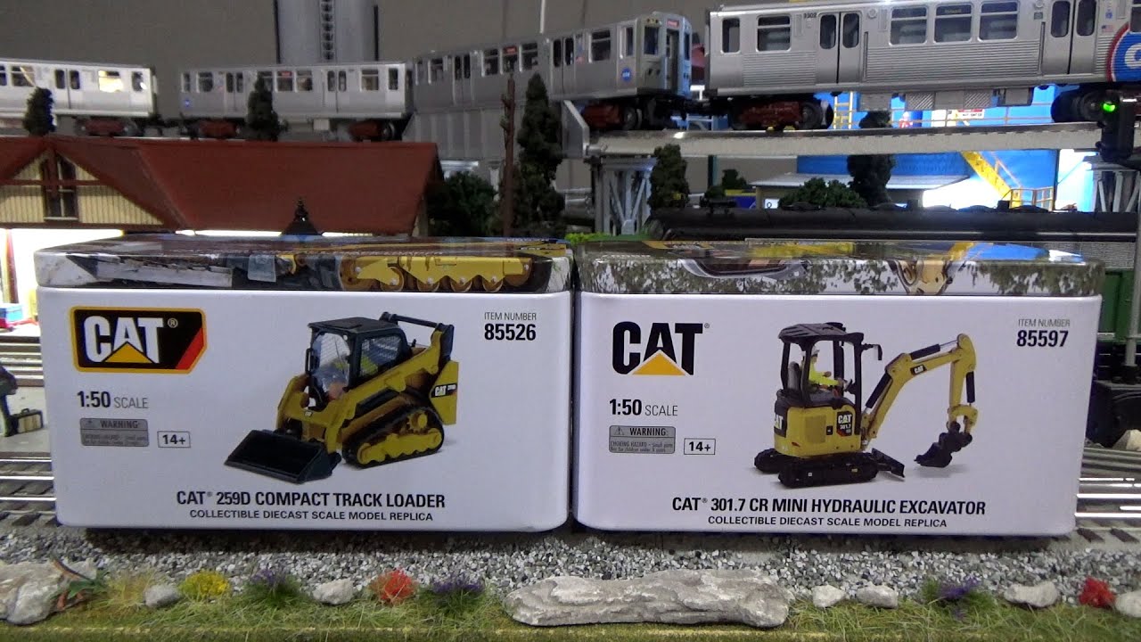 Diecast Masters 1:50 Scale - Compact Track Loader and Mini Excavator - Review