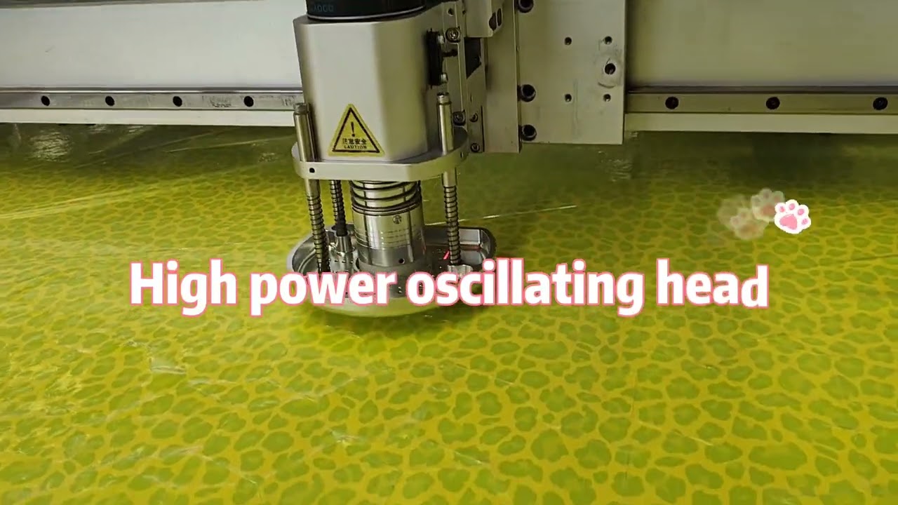 CNC oscillating knife cutting machine