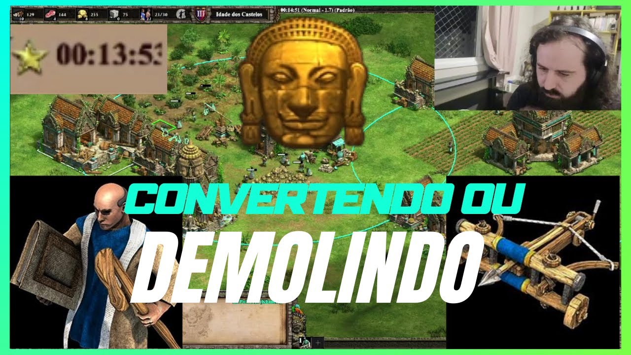 Khmer Monk & Siege Rush: Brutalizando com Monges e Armas de Cerco (Age of Empires 2)