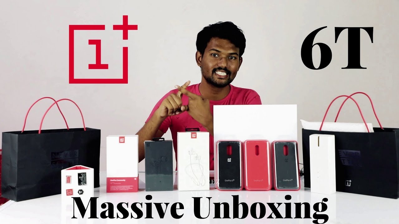 OnePlus 6T Massive  Unboxing And Overview in Tamil