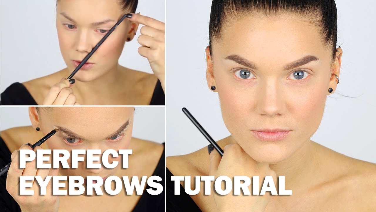Perfect Eyebrows tutorial (with subs) - Linda Hallberg Makeup Tutorials