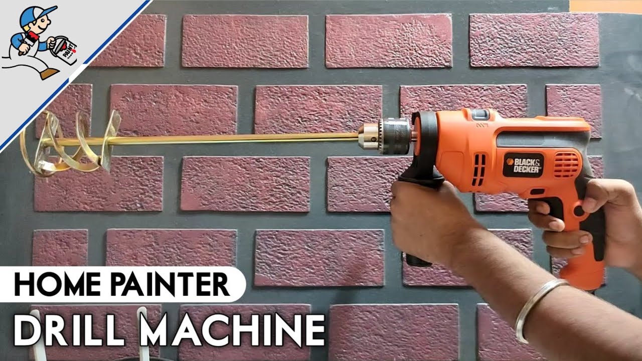Drill Machine को पुट्टी मिक्सर और Wood Sander की तरह कैसे इस्तेमाल करें | Black & Decker 13MM VSR