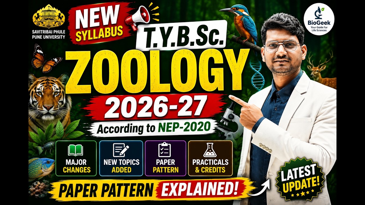 🚨 T.Y. B.Sc. Zoology New Syllabus 2026-27 | Major Changes, Paper Pattern & NEP 2020 Explained