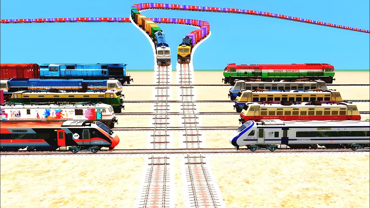 DIAMOND💎CROSSING WITH FLY TRACKS RISKY SLIDE TRACK RAILROAD RAILWORK BEANG DRIVE 