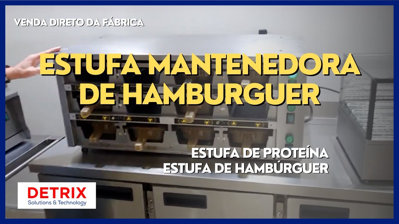 Estufa Mantenedora de Hamburger - Estufa de Proteína – Estufa de Hambúrguer