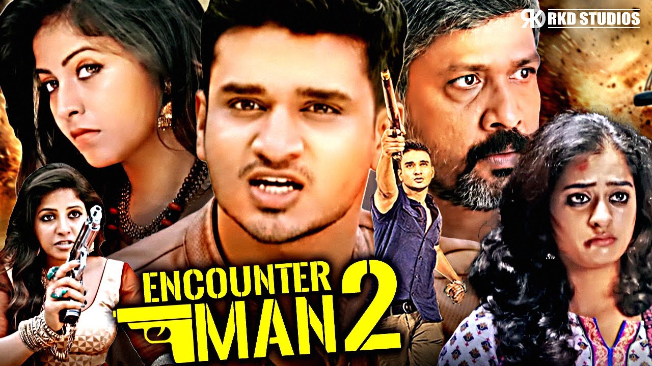 SUPERHIT Encounter Man 2 | Nikhil Siddhartha, Nanditha Raj, Suman | South Action Hindi Dubbed Movie