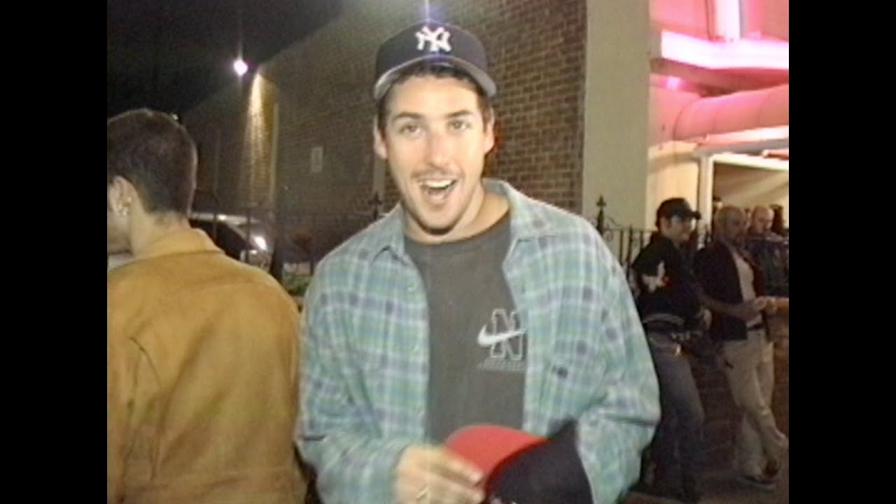 Adam Sandler Clubbing in Hollywood (1995) | Rare 90s Footage