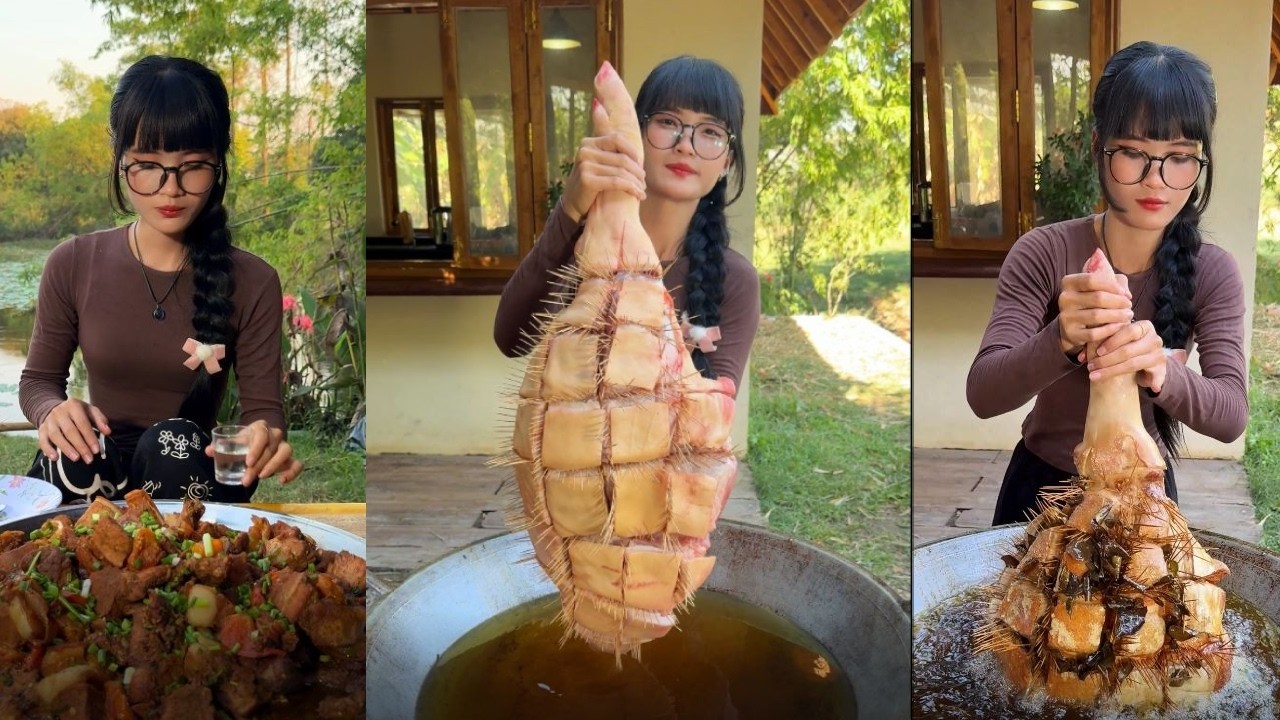 Amazing cooking food crispy with sauce recipe