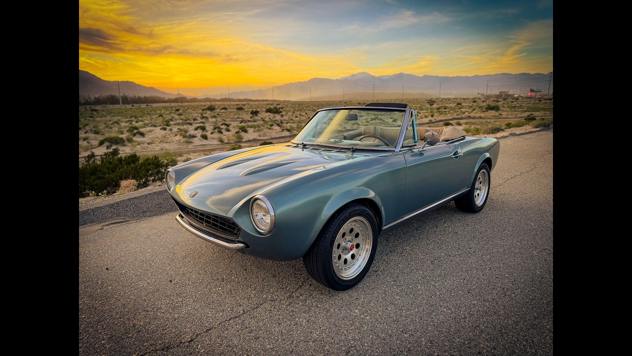 1978 Fiat 124 Spider Cold Start