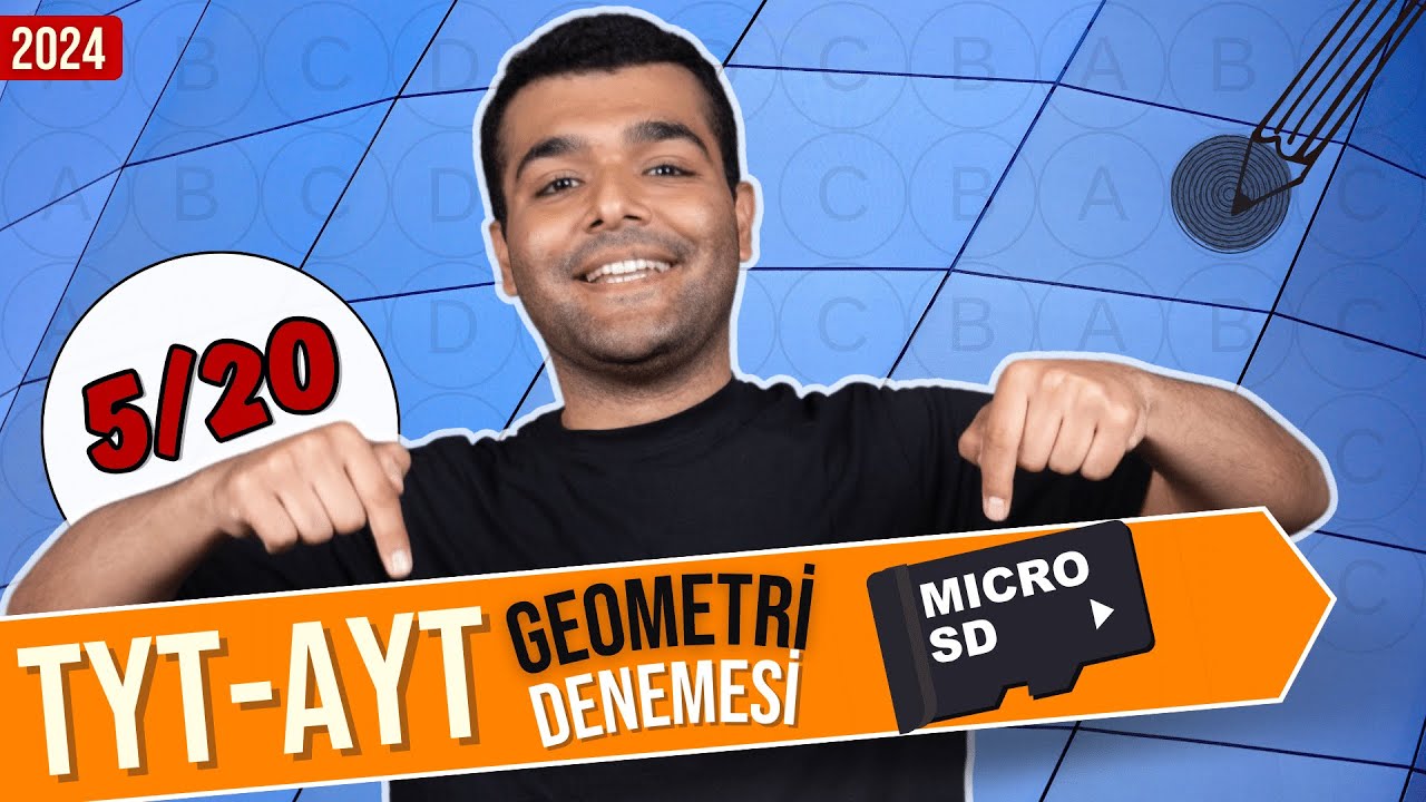 Mikro Deneme 5 - TYT AYT Geometri Deneme Çözümü / 2024 (Güncel)