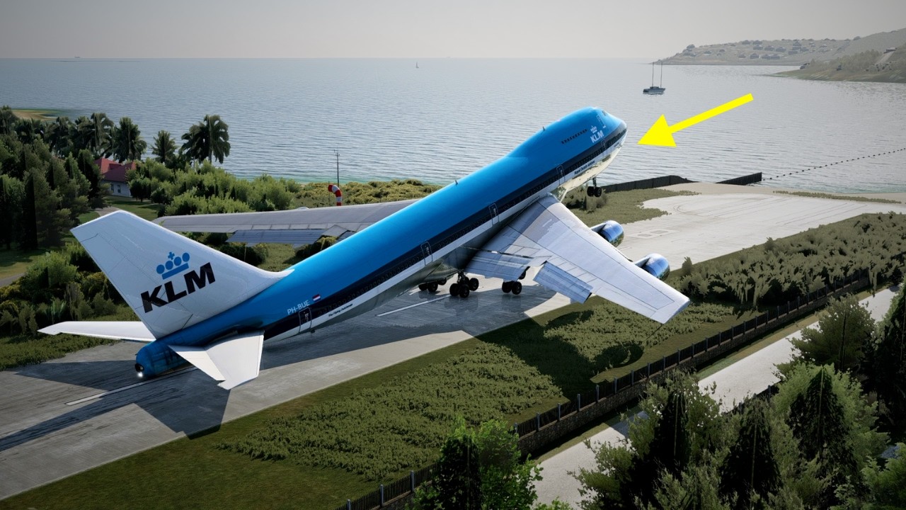 How Can The 747-200 Land On SUCH Short Runways?!