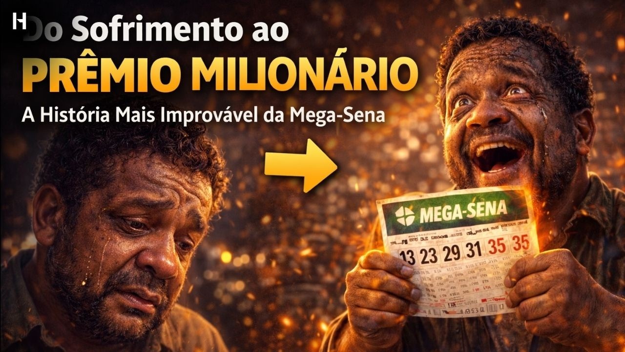 Do sofrimento ao prêmio milionário — a história mais improvável da Mega-Sena