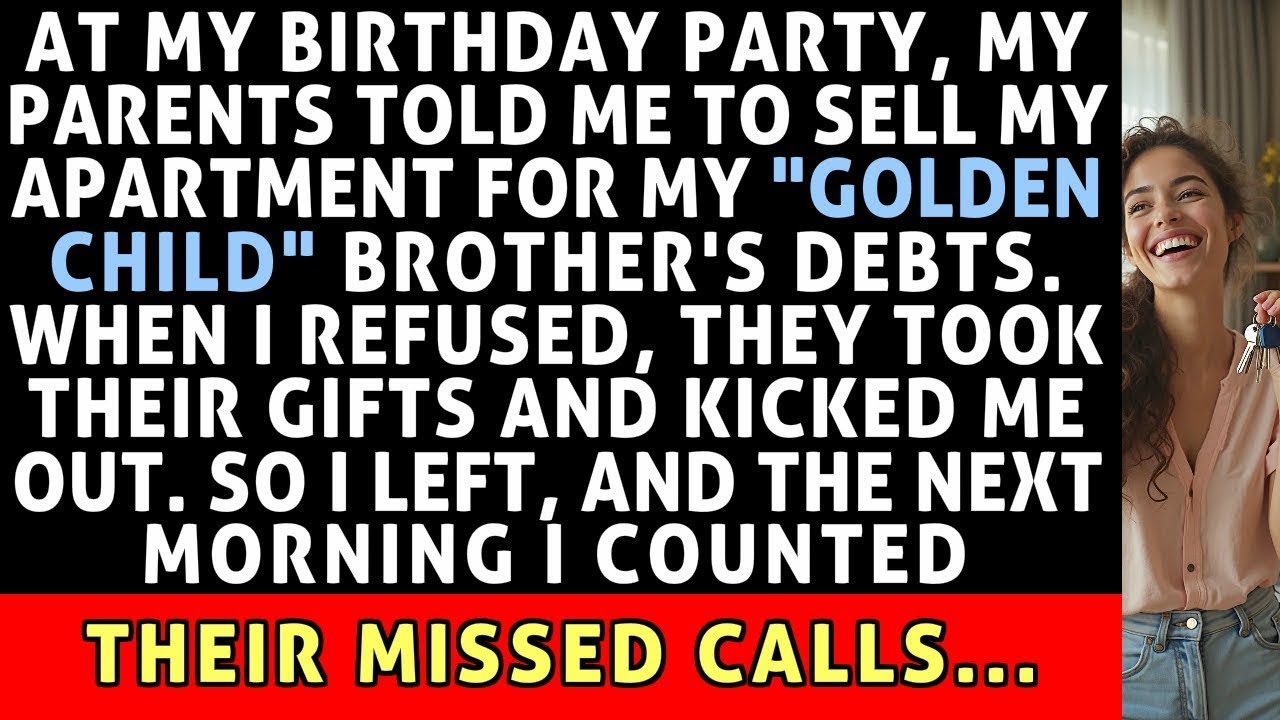 At My B Day Party, My Parents Told Me To Sell My Apartment For My  Golden Child  Brother's Debts