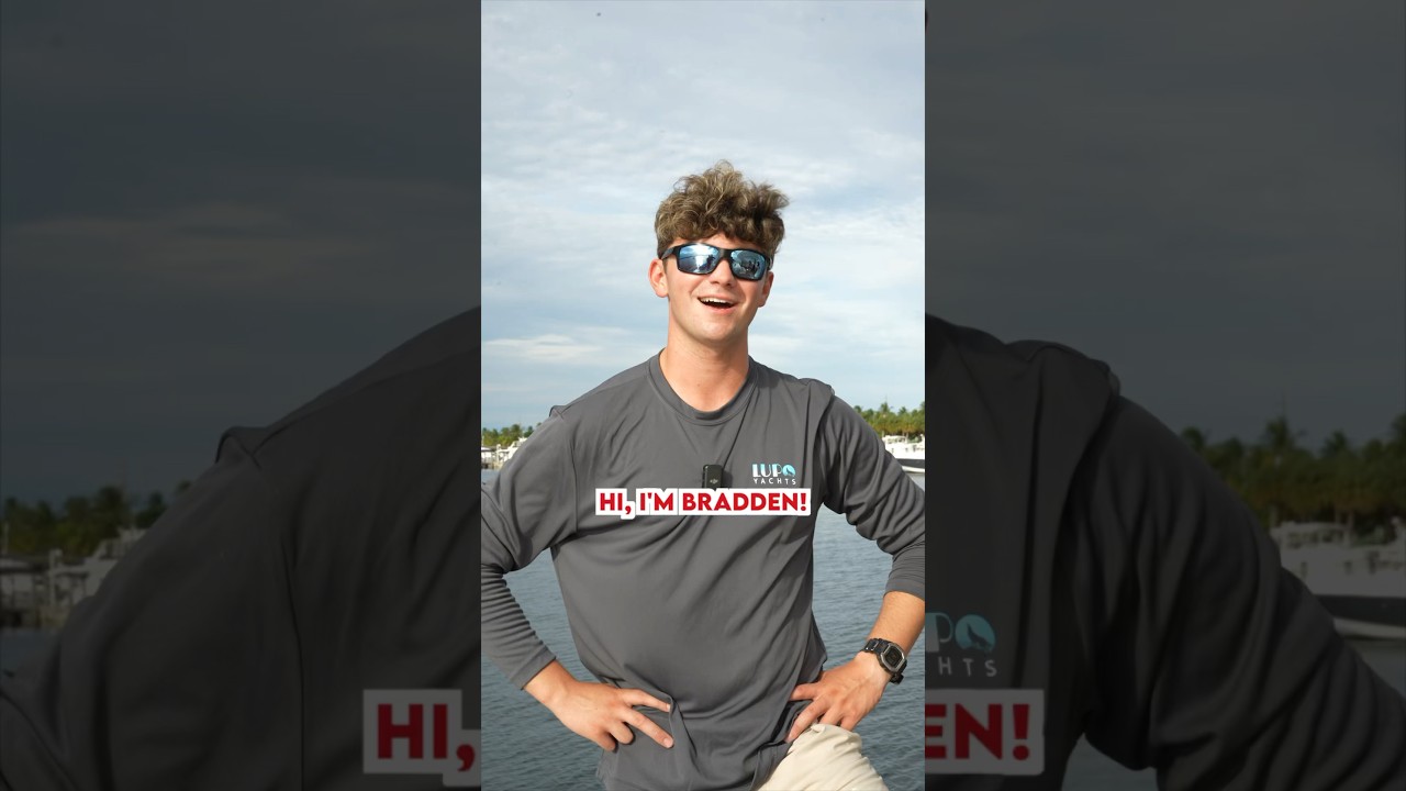 Meet Bradden, our deckhand 🤝 #yachtclub #deckhand #yachtlifestyle