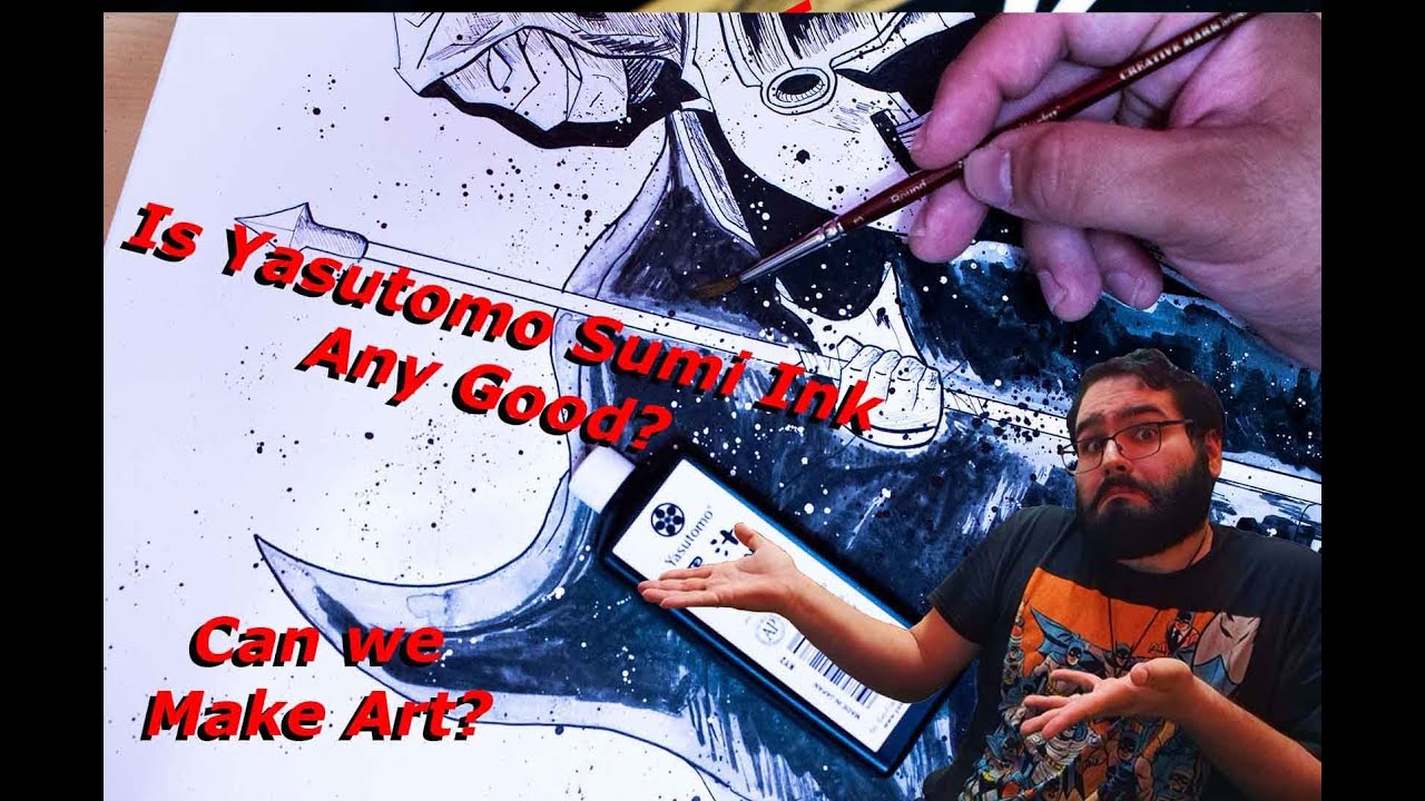 Is Yasutomo Sumi Ink Any Good? Putting it to the Test!