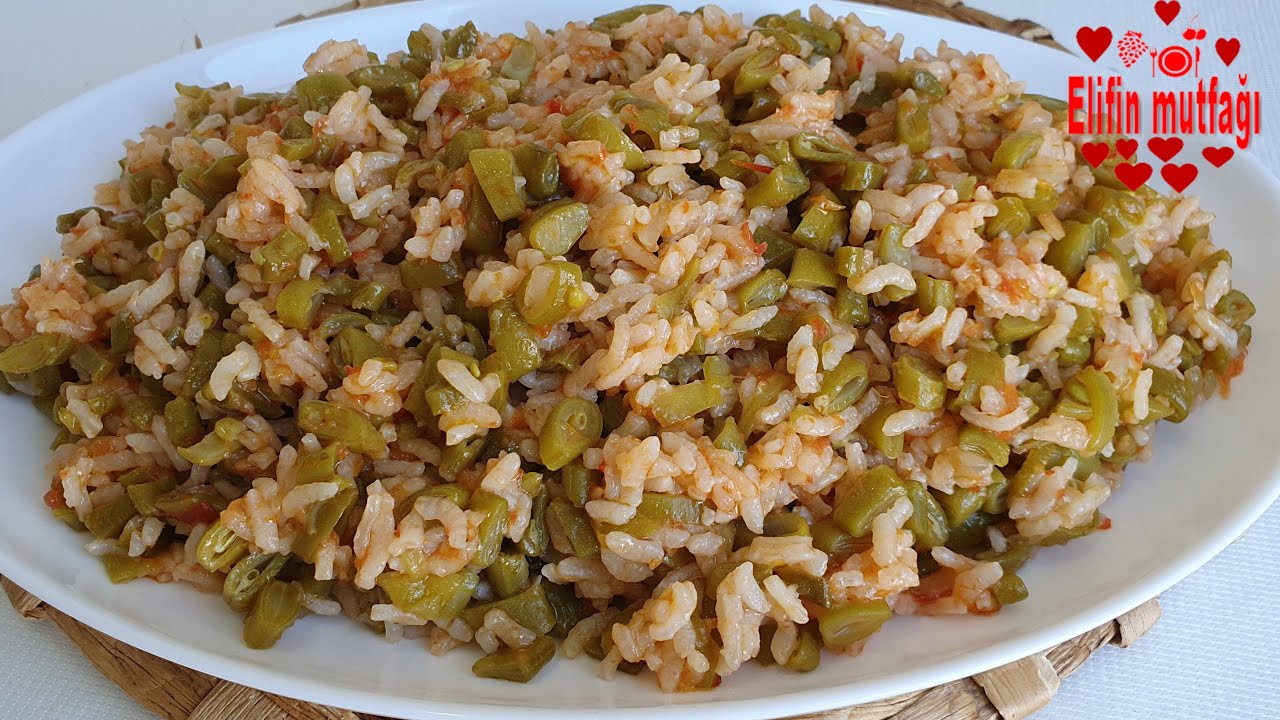 Рецепт Fresh Bean Diblesi (свежая фасоль с рисом) Elfin Cuisine