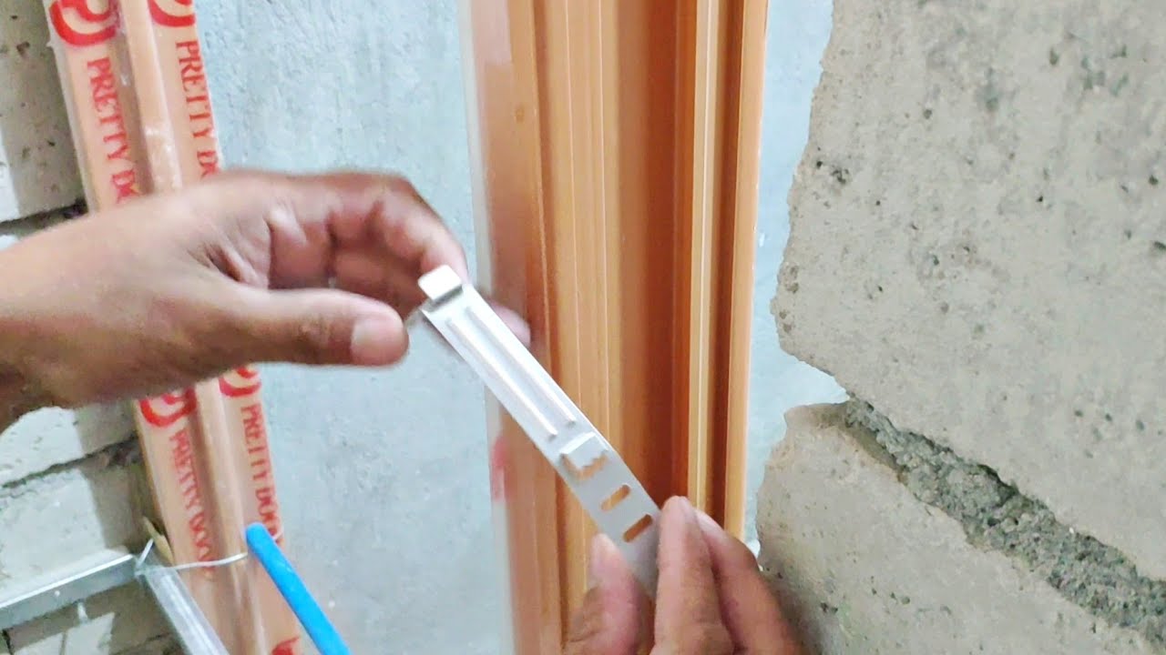 paano magkabit ng hamba | how to install door jamb | plastic door installation | cr pvc door