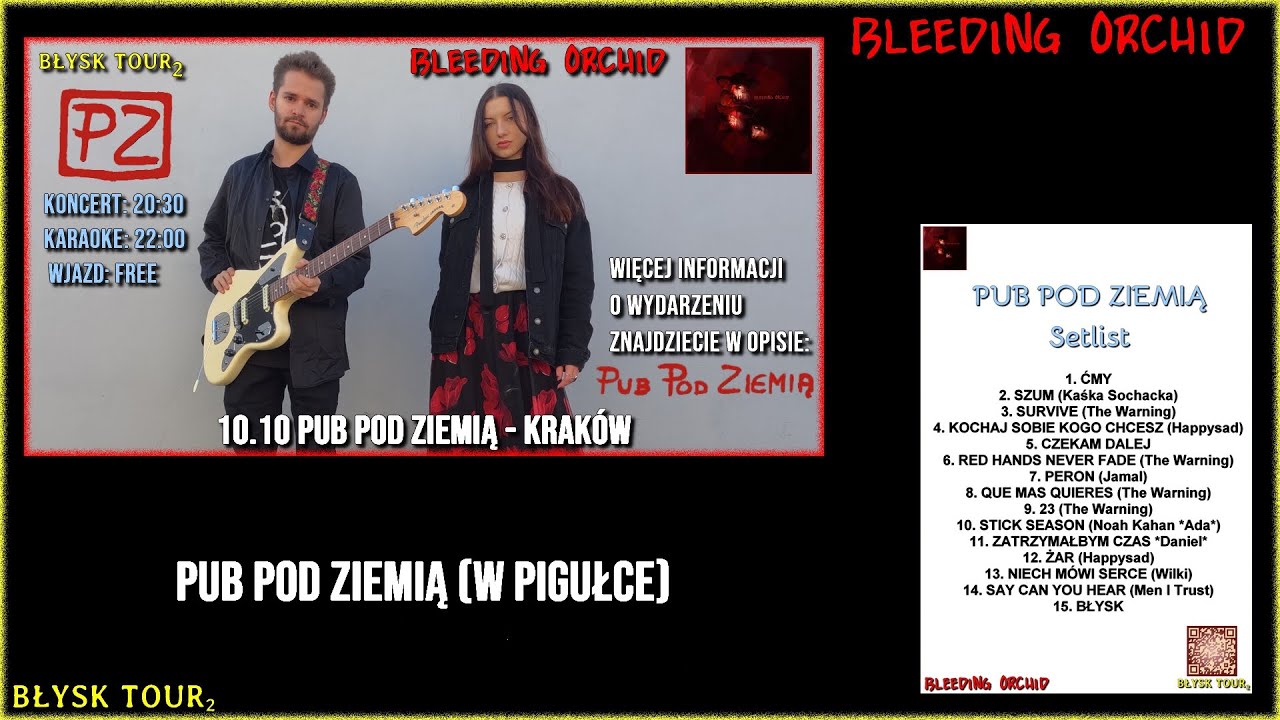 Bleeding Orchid - Pub Pod Ziemią (W Pigułce) *Błysk Tour II*