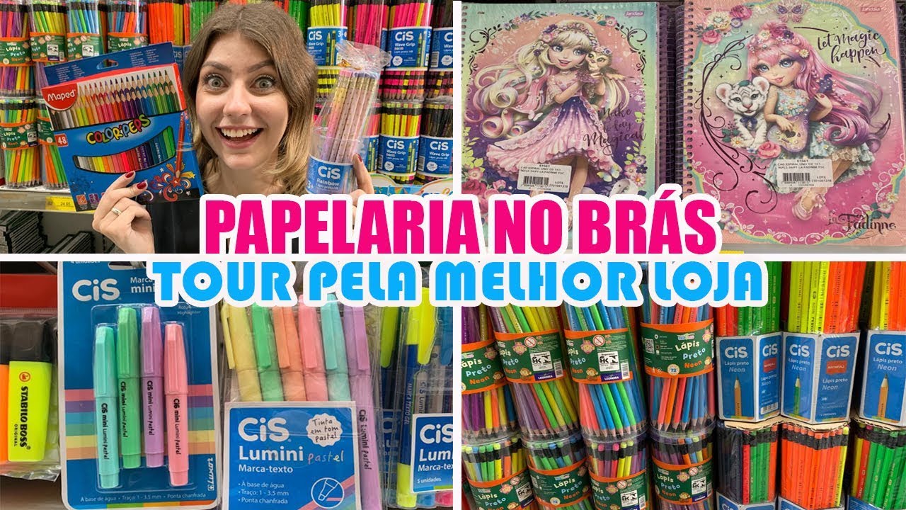 BRÁS - PAPELARIA  NO BRÁS - A MELHOR LOJA DE MATERIAL ESCOLAR #VOLTAASAULAS2019