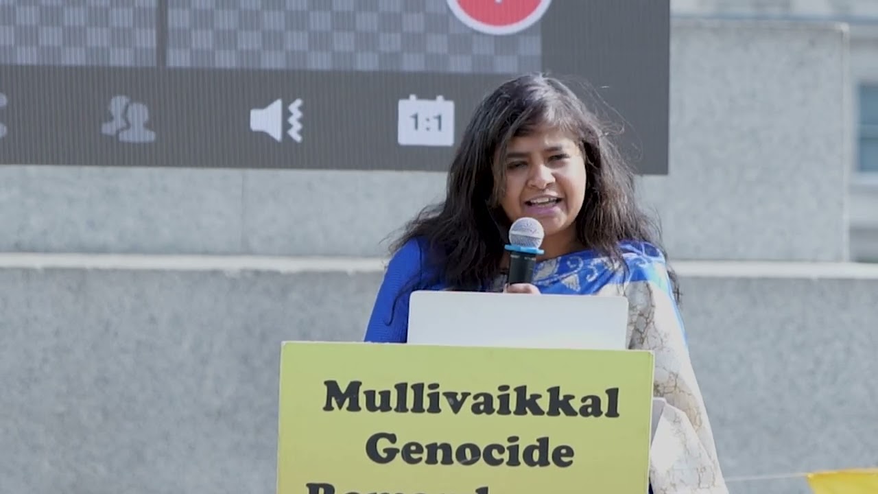 Mullivaikkal Tamil Genocide 16th Year Remembrance Day - Janani Jananayagam's Speech