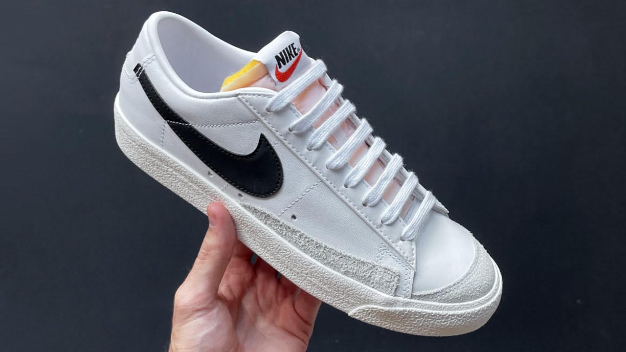 How to Bar Lace Nike Blazer Low | Clean Sneaker Lacing Tutorial