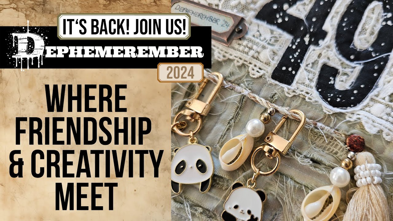 Where friendship & creativity meet: Crafting a slashed fabric junk journal cover for @49dragonflies