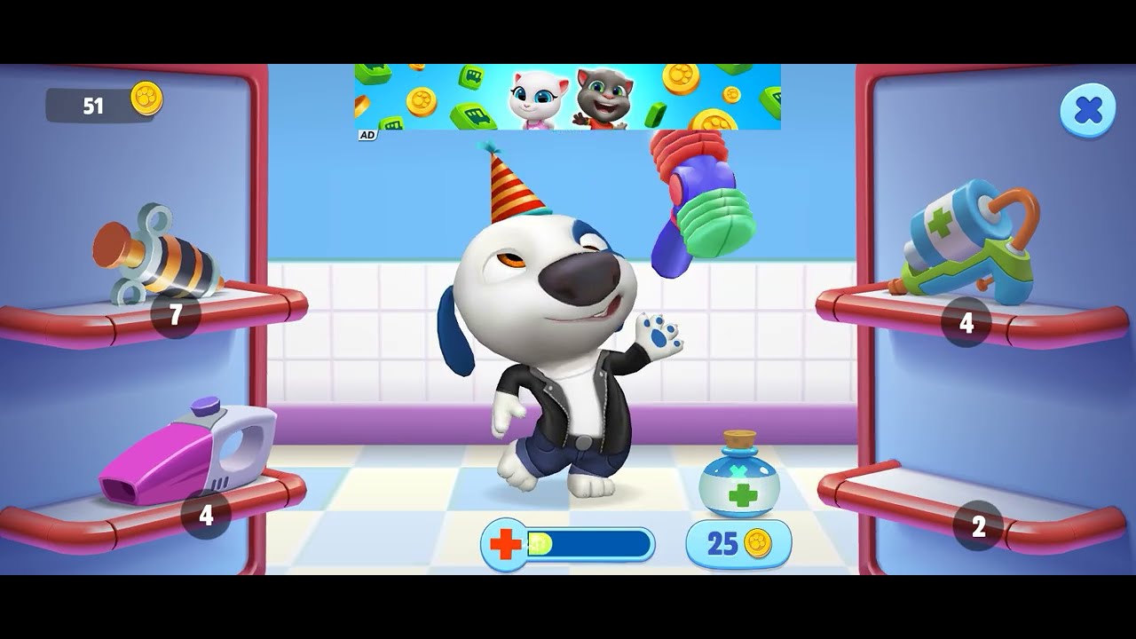 Story my talking tom and friends gameplay dek shanum