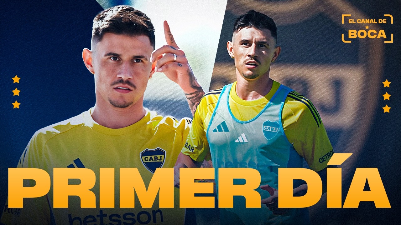 ADAM BAREIRO: LLEGADA y PRIMER ENTRENAMIENTO en BOCA PREDIO | DESDE ADENTRO | EL CANAL DE BOCA