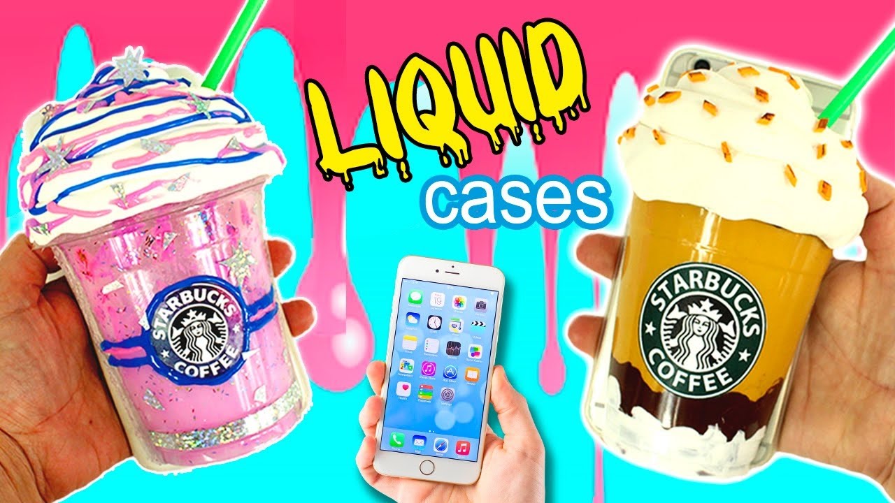 DIY COQUE DE TELEPHONE liquide * Coque de téléphone STARBUCKS