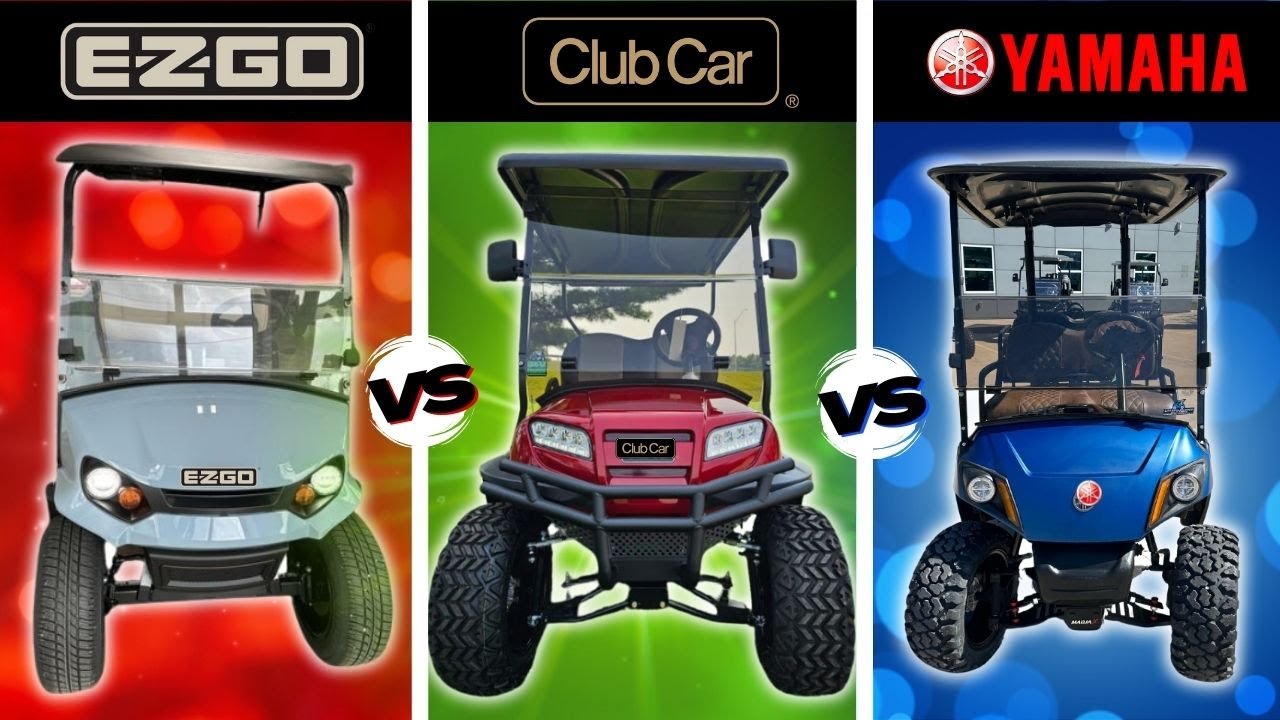 Битва брендов: EZGO против Club Car против Yamaha (полный тест!)