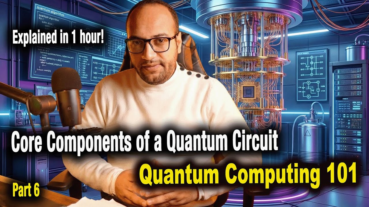 Core Components of a Quantum Circuit & Unitary Matrix | Part 6 | Quantum Computing 101 | Taha Selim