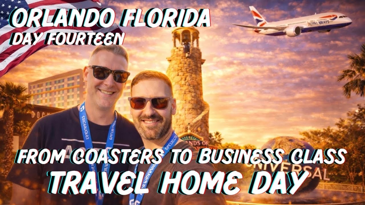 Universal Orlando to London Gatwick ✈️ Hagrid’s, VelociCoaster & Business Class Review