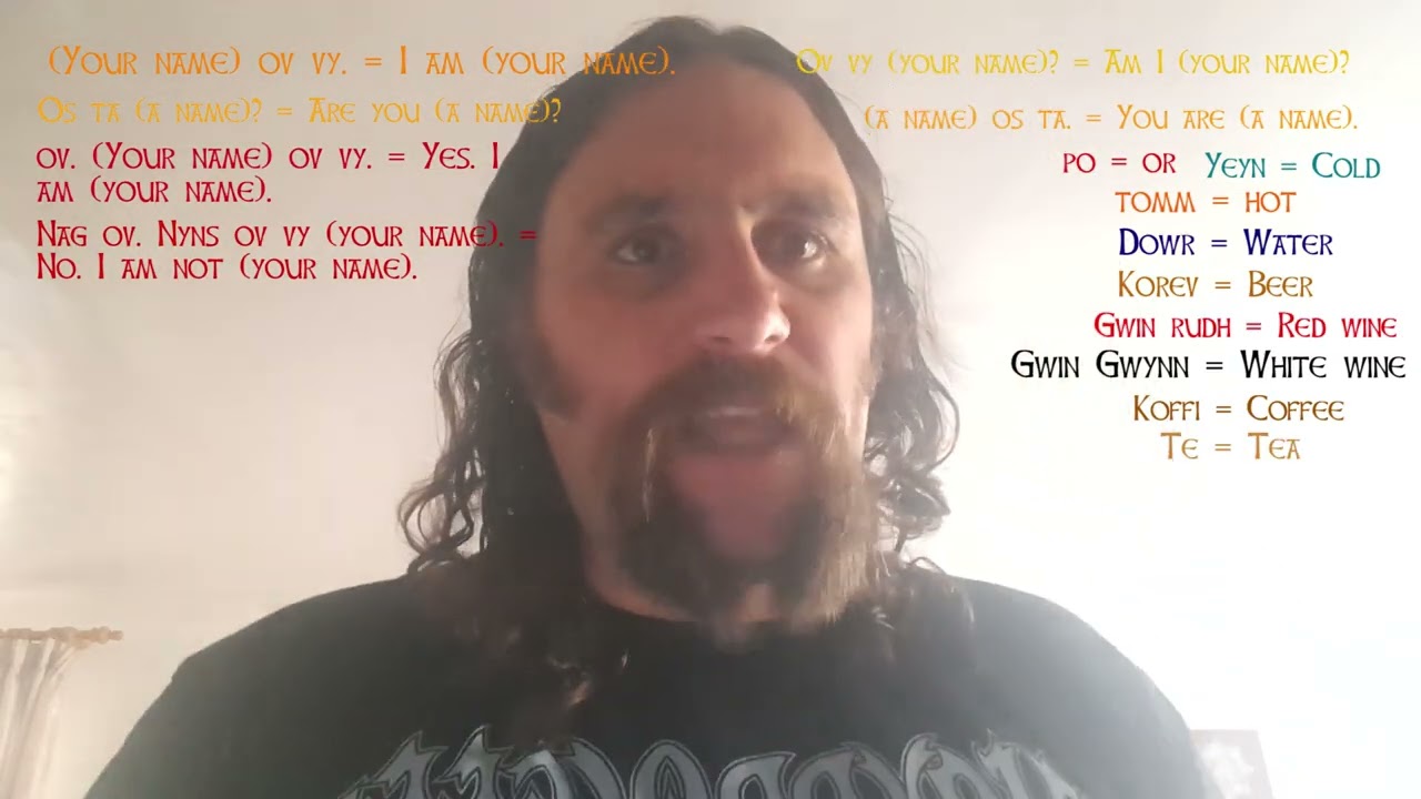 Learning Cornish for Absolute Beginners - Lesson 3