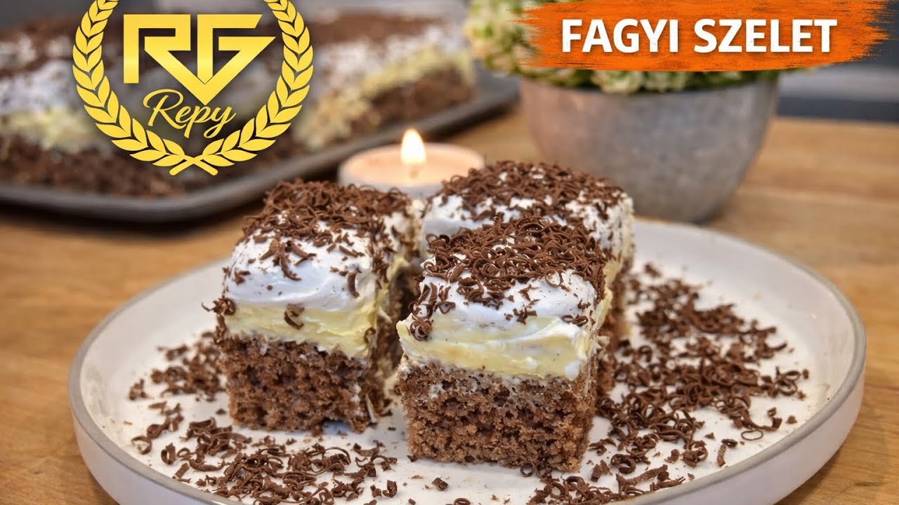Fagyi szelet recept – Krémes, habos, sütemény | RG Konyhája