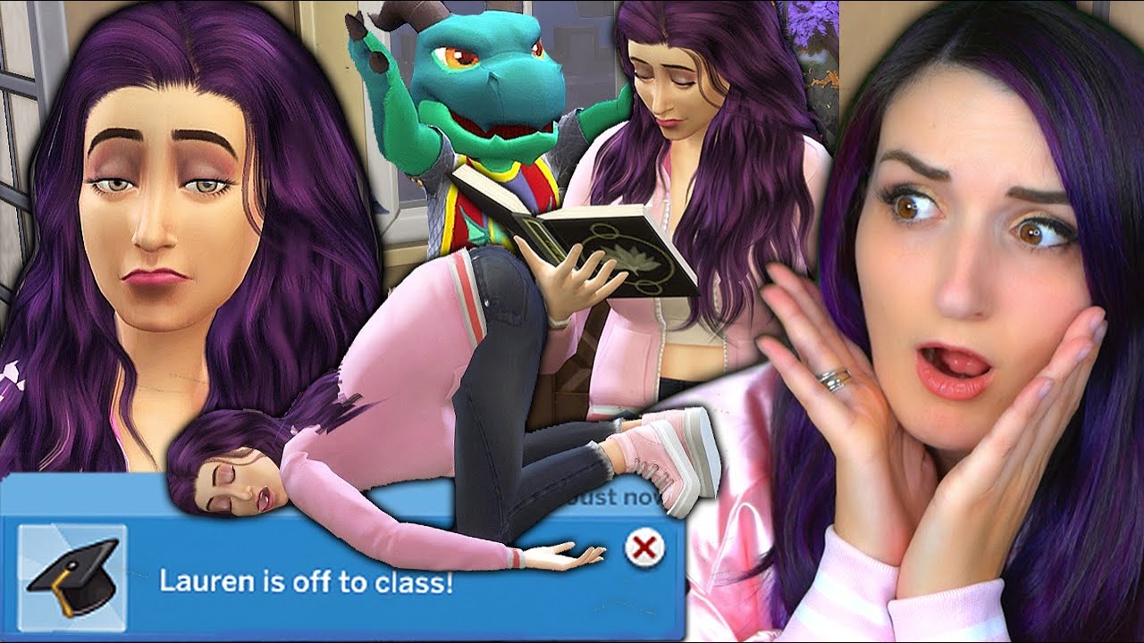 Attending University Classes UNTIL I DIE ...in The Sims 4