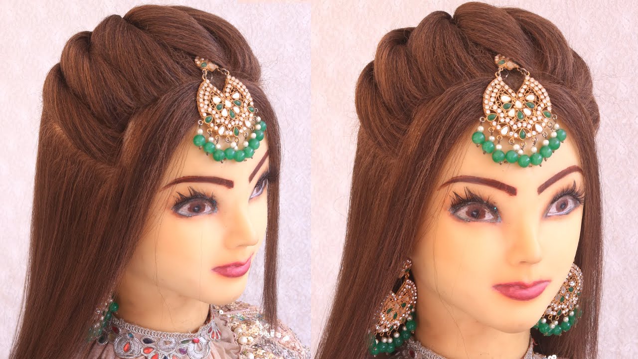 2 Wedding hairstyles Kashees l easy open hairstyles l Front variation l Elegant party hairstyles