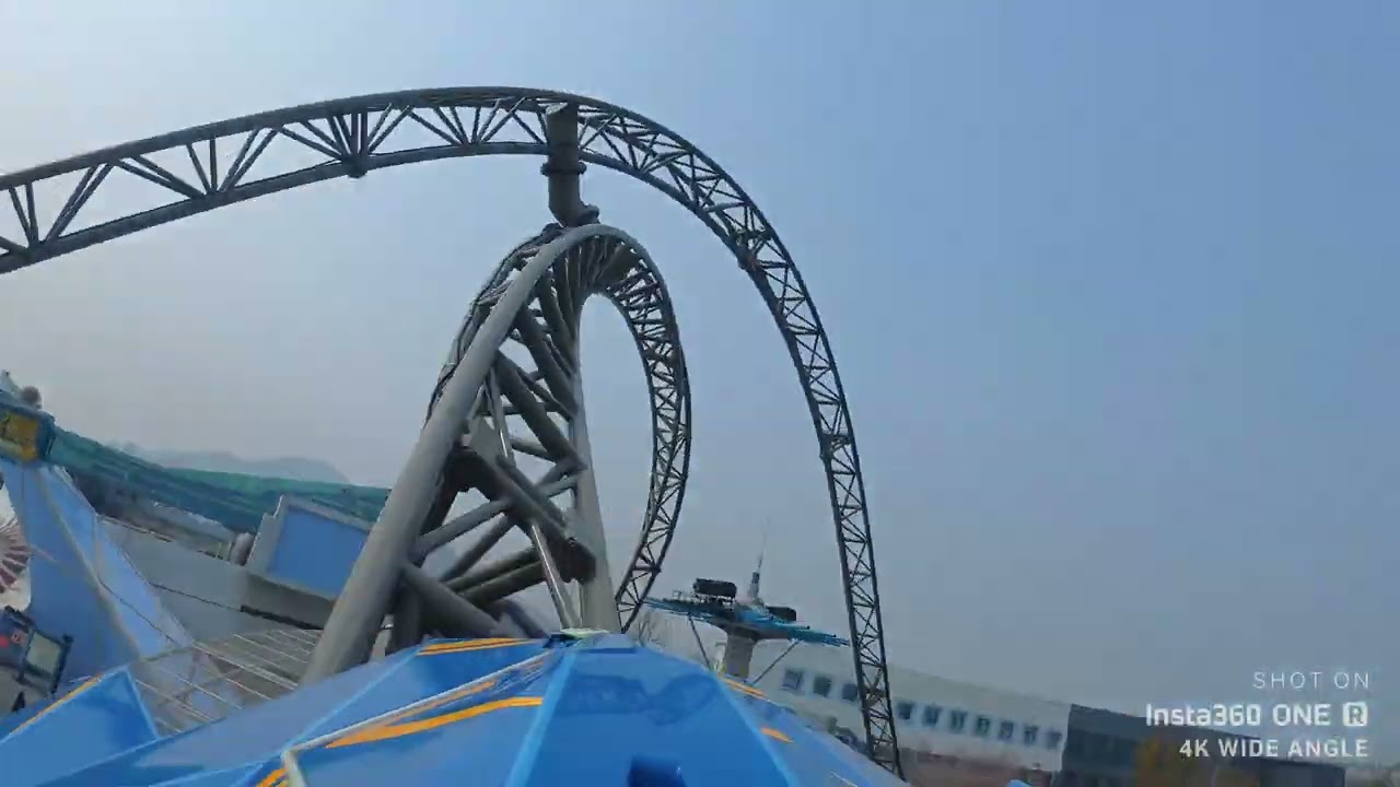 Nanjing Happy Valley『Revenge light』Roller coaster  POV