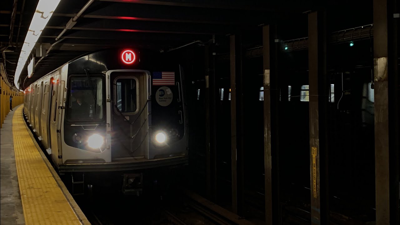 MTA New York City Subway | (E/F/M/R) Action at Elmhurst Ave