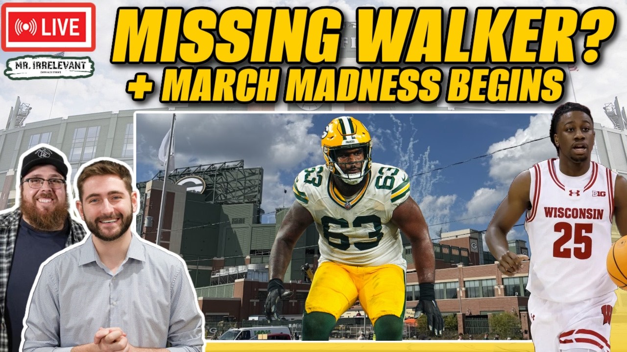 LIVE: Packers Pass on Rasheed Walker | WBC Loss & March Madness Talk