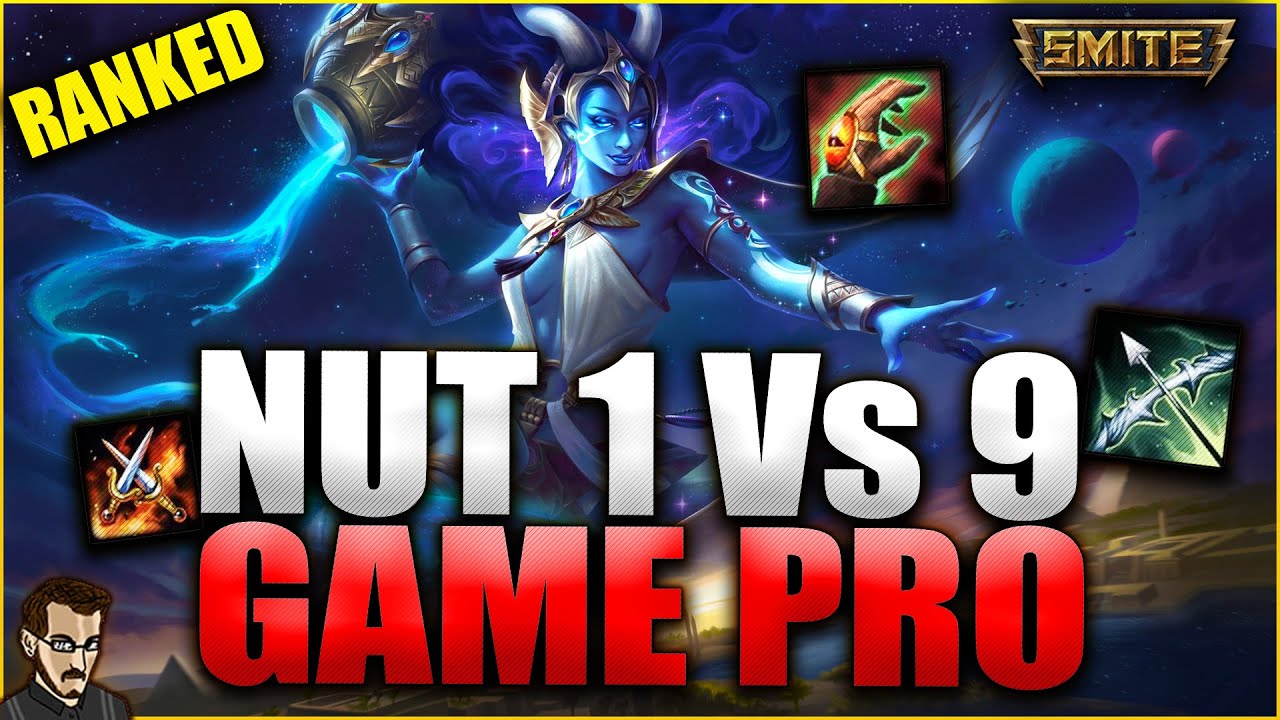 NUT 1 VS  9 GAME PRO ► LA NOUVELLE DEESSE EST BROKEN NOUT SUR SMITE SAISON 11