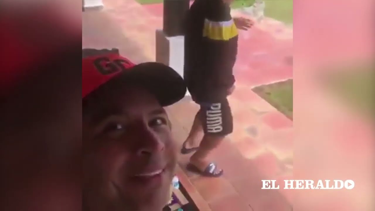 Diego Maradona baila vallenato a ritmo de Silvestre Dangond