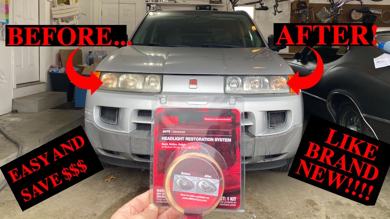 3M Headlight Lens Restoration System - How To - AMAZING RESULTS!