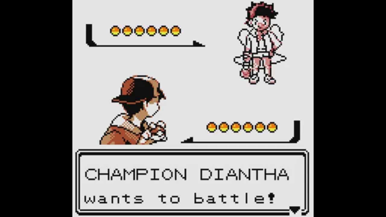 [Pokémon X & Y] Battle! Champion Diantha (8-bit / GB Style)