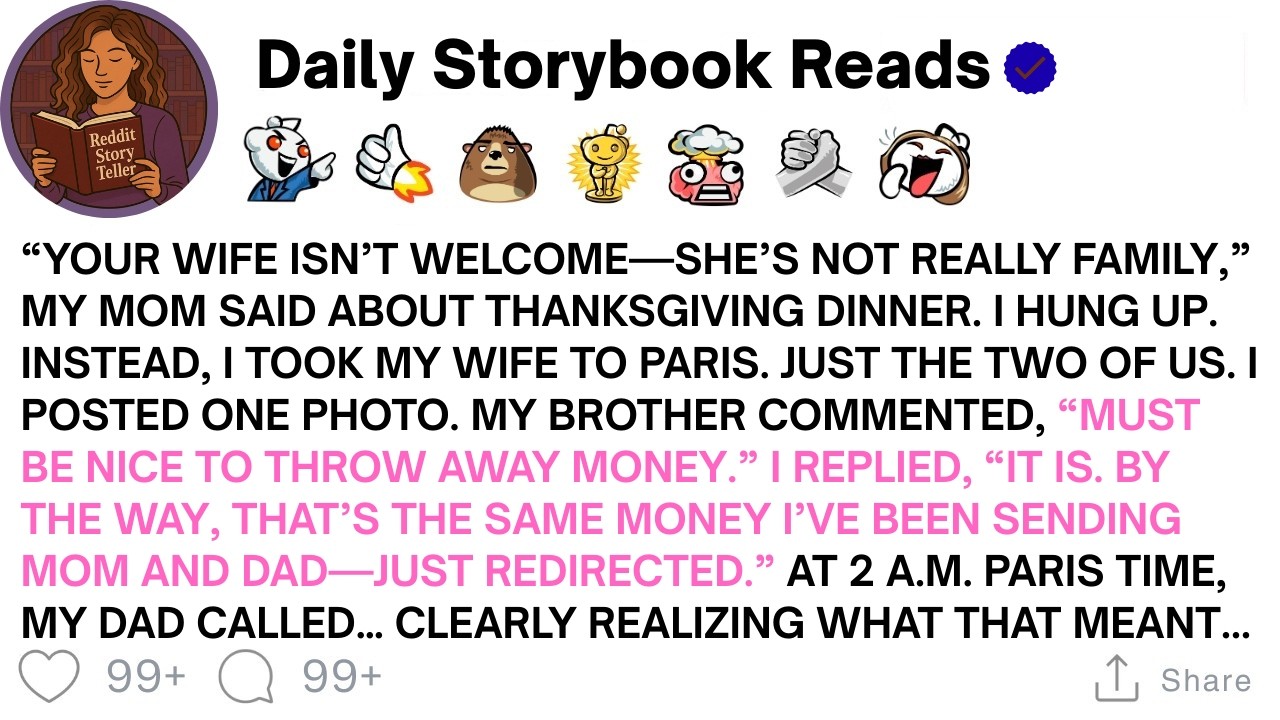 [ Full Story ]'Your Wife Isn’t Welcome — She’s Not Really Family,' Mom Said About Thanksgi...