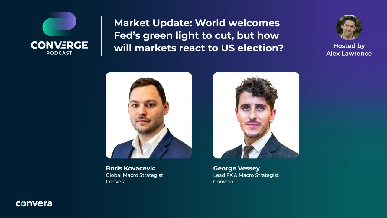 Market Update: World welcomes Fed’s green light to cut, but how will markets react to US election?