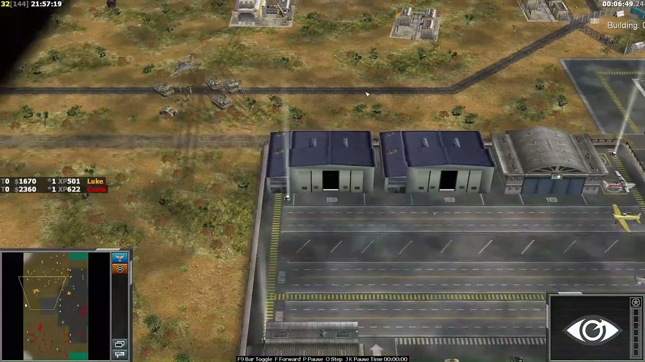 1v1 Costa vs Luke C&C Generals The End Of Days